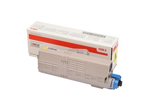 OKI Yellow Toner Cartridge, ca 6.000 sidor