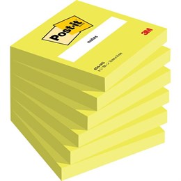 Post-it 654 76x76 cm Neongrön 6-pack