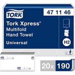 Tork Xpress Universal Multifold Handduk, H2 3800/fp