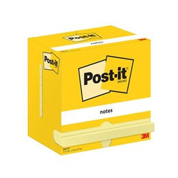 Post-it 655 127 x 76 mm gul 12 st/fp