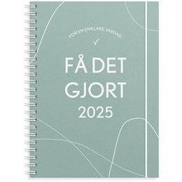 Kalender Få det gjort grön A5